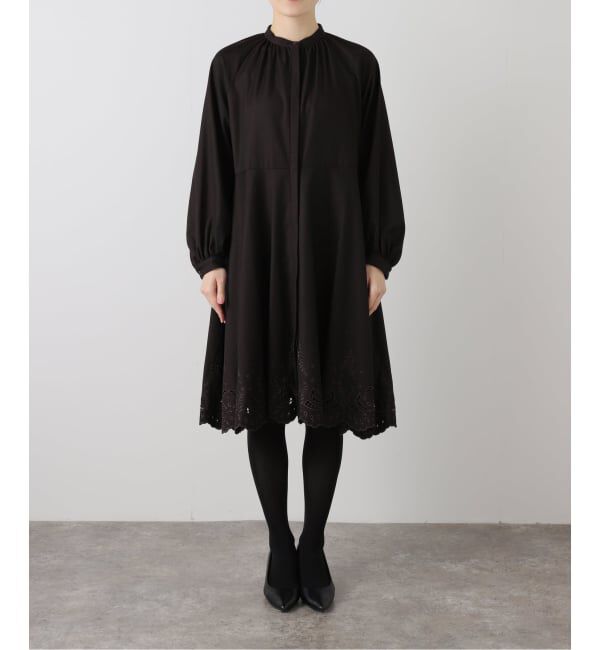 IENA「エンブロイダードティアードレス」|ワンピース|