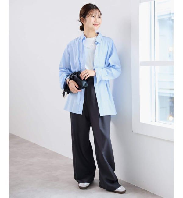 SLOBE IENA「《追加》コットンブロードベーシックシャツ」|シャツ・ブラウス|