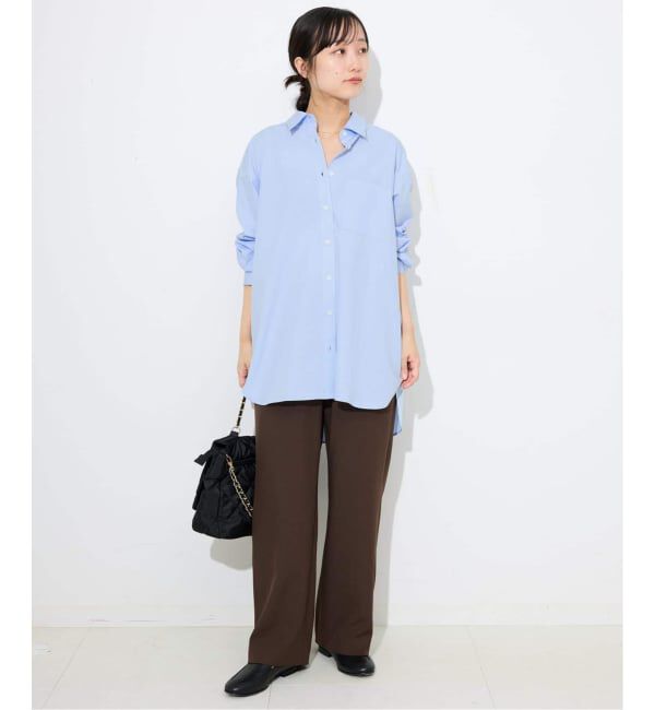 SLOBE IENA「《追加》コットンブロードベーシックシャツ」|シャツ・ブラウス|