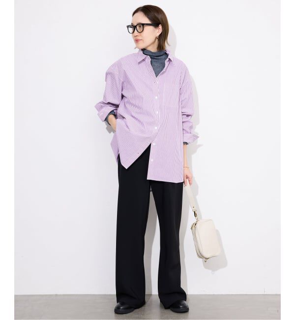 SLOBE IENA「《追加》コットンブロードベーシックシャツ」|シャツ・ブラウス|