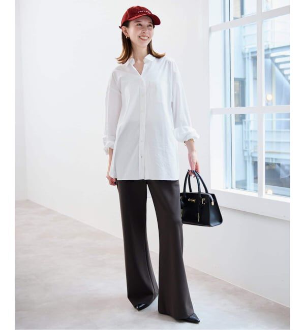 SLOBE IENA「《追加》コットンブロードベーシックシャツ」|シャツ・ブラウス|