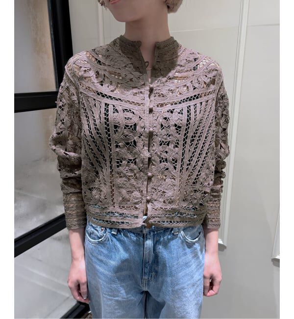 IENA LA BOUCLE「《追加予約》IENA LA BOUCLE バテンレースブラウス」|シャツ・ブラウス|
