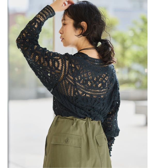 IENA LA BOUCLE「《追加予約》IENA LA BOUCLE バテンレースブラウス」|シャツ・ブラウス|