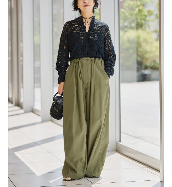 IENA LA BOUCLE「《追加予約》IENA LA BOUCLE バテンレースブラウス」|シャツ・ブラウス|