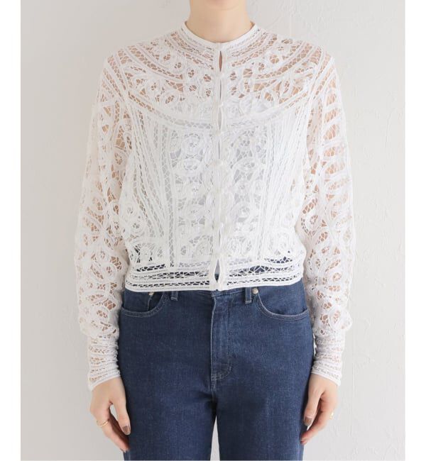 IENA LA BOUCLE「《追加予約》IENA LA BOUCLE バテンレースブラウス」|シャツ・ブラウス|