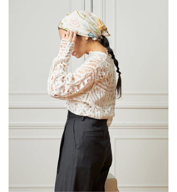 IENA LA BOUCLE「《追加予約》IENA LA BOUCLE バテンレースブラウス」|シャツ・ブラウス|