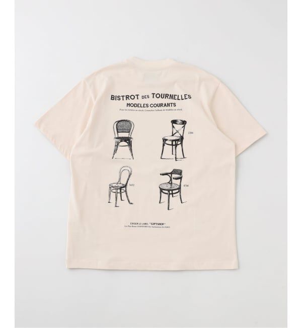 EDIFICE「GIFT SHOP (ギフトショップ) Bistrot des Tournelles Tシャツ」|Tシャツ・カットソー|