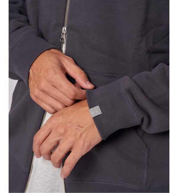 EDIFICE「LOOPWHEELER &times; LOWERCASE for EDIFICE ライトツリウラケ ジップパーカー」|パーカー|