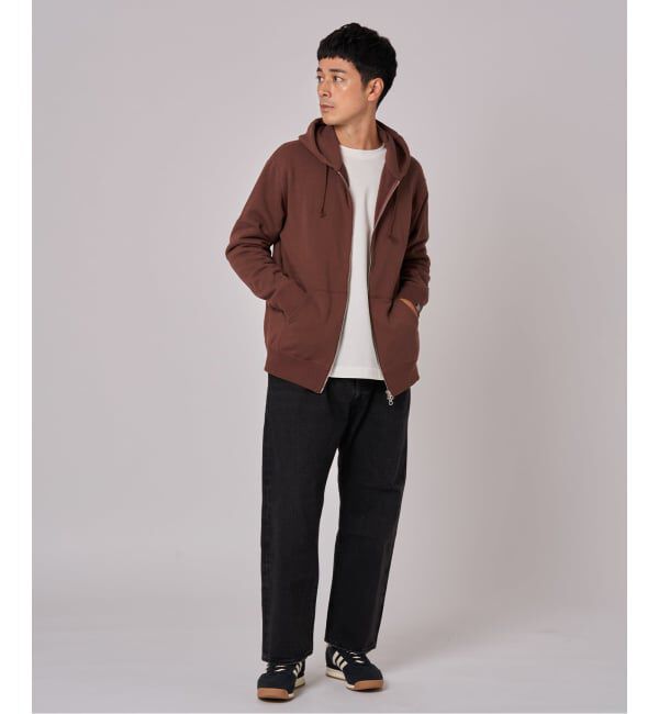 EDIFICE「LOOPWHEELER &times; LOWERCASE for EDIFICE ライトツリウラケ ジップパーカー」|パーカー|