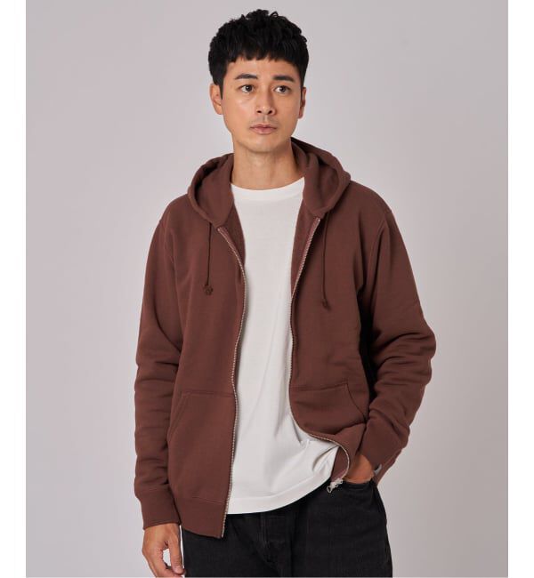 EDIFICE「LOOPWHEELER &times; LOWERCASE for EDIFICE ライトツリウラケ ジップパーカー」|パーカー|