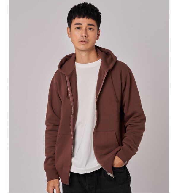 EDIFICE「LOOPWHEELER &times; LOWERCASE for EDIFICE ライトツリウラケ ジップパーカー」|パーカー|