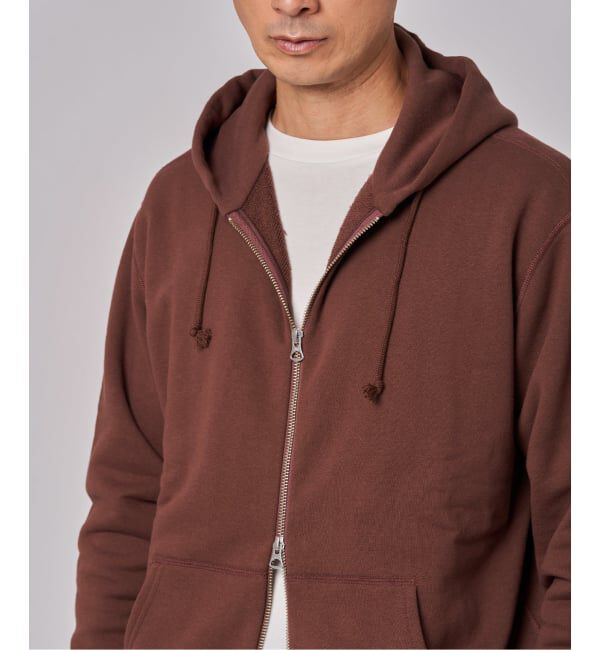 EDIFICE「LOOPWHEELER &times; LOWERCASE for EDIFICE ライトツリウラケ ジップパーカー」|パーカー|