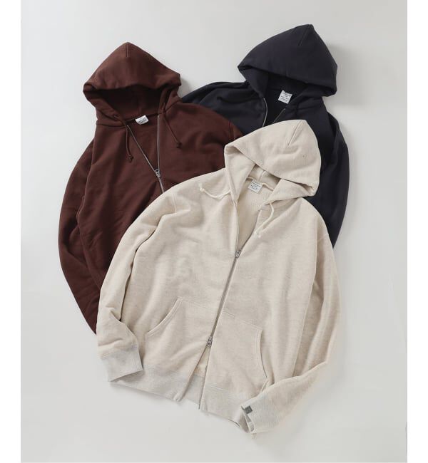 EDIFICE「LOOPWHEELER &times; LOWERCASE for EDIFICE ライトツリウラケ ジップパーカー」|パーカー|