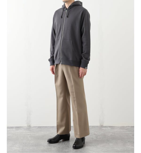 EDIFICE「LOOPWHEELER &times; LOWERCASE for EDIFICE ライトツリウラケ ジップパーカー」|パーカー|