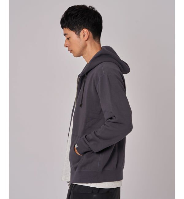 EDIFICE「LOOPWHEELER &times; LOWERCASE for EDIFICE ライトツリウラケ ジップパーカー」|パーカー|