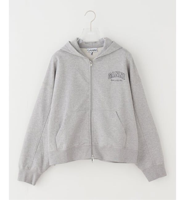 GANNI / ガニー Essential Isoli Zip Hoodie（PULP）｜ルミネの