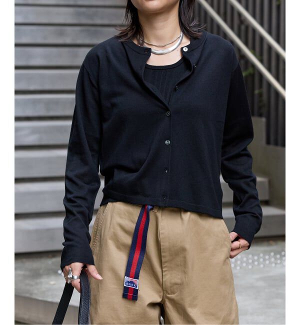 JOURNAL STANDARD「【2枚セット】ウォッシャブル WPE MANYWAY ツイン」|ニット・セーター|ブラック