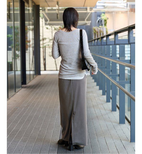 JOURNAL STANDARD「《追加2》フィブリルキュプラジャージーマキシスカート」|スカート|