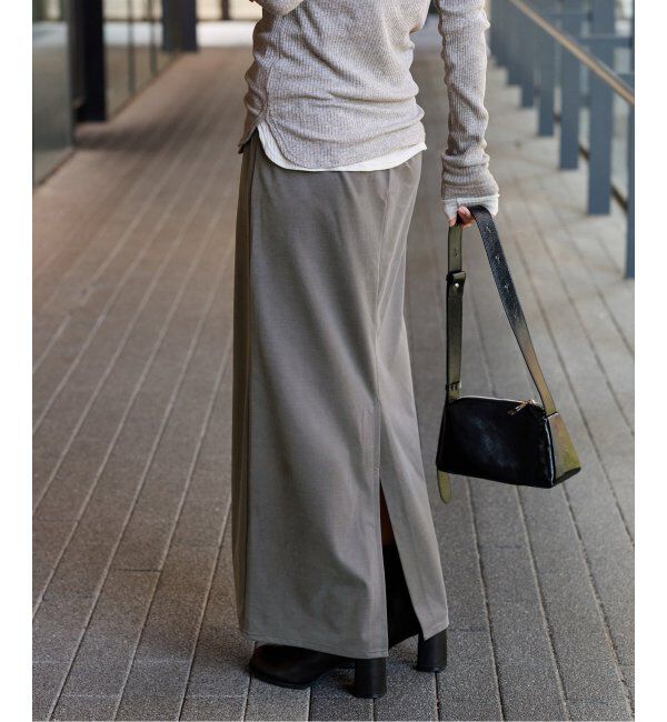 JOURNAL STANDARD「《追加2》フィブリルキュプラジャージーマキシスカート」|スカート|