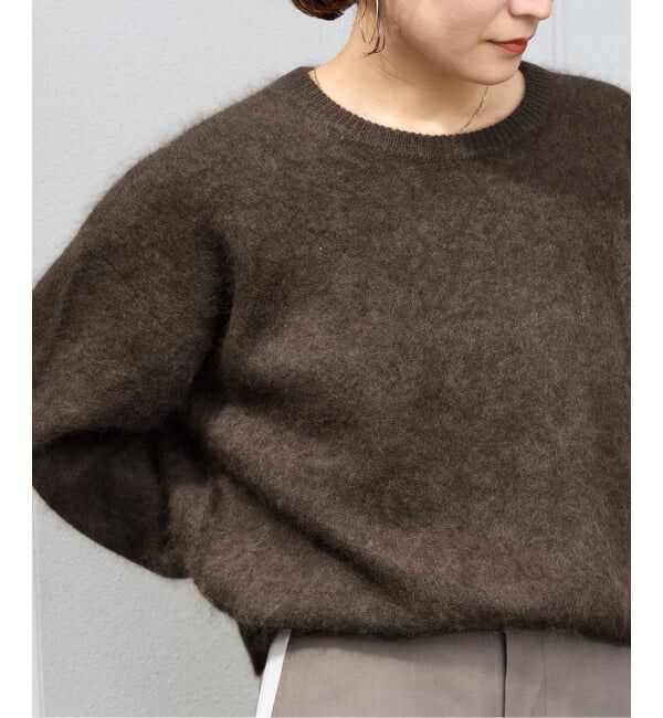 JOURNAL STANDARD「FLUFFYクループルオーバー」|ニット・セーター|ブラウン