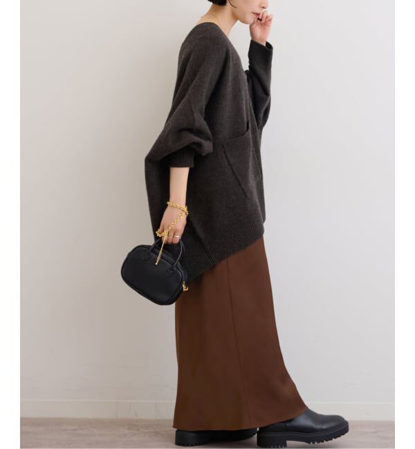 JOURNAL STANDARD relume「《追加2》サテンナロースカート」|スカート|