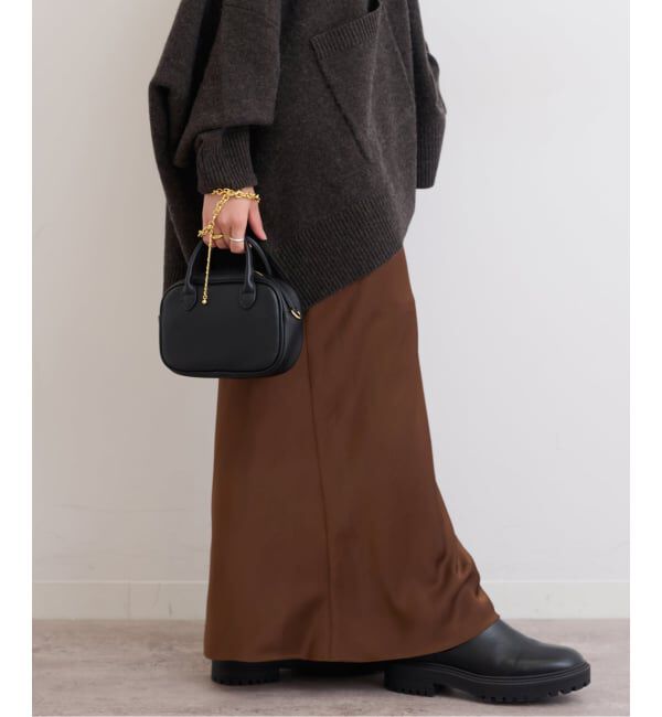 JOURNAL STANDARD relume「《追加2》サテンナロースカート」|スカート|