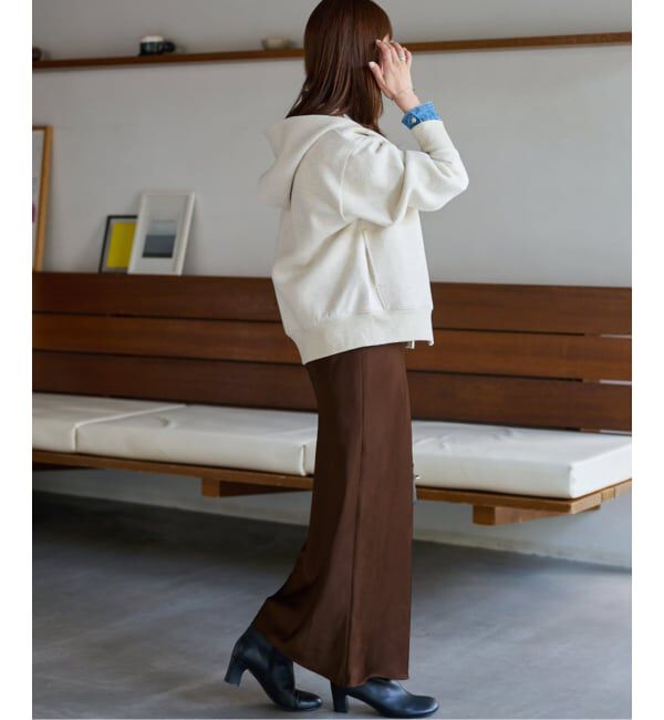 JOURNAL STANDARD relume「《追加2》サテンナロースカート」|スカート|