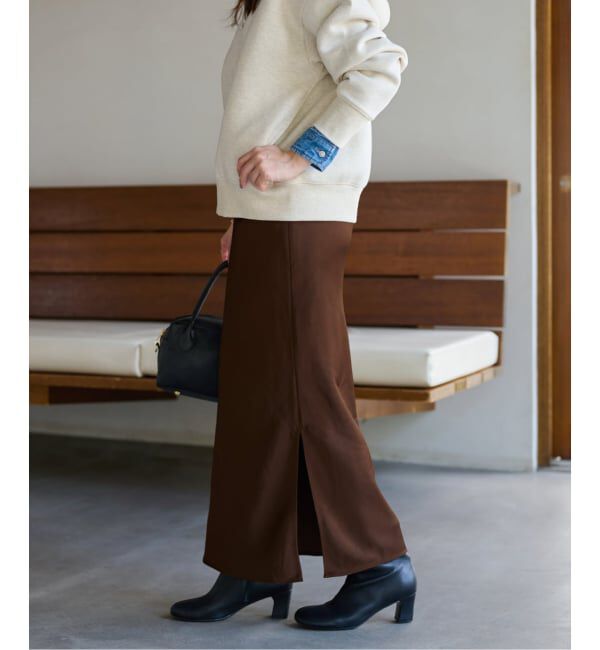 JOURNAL STANDARD relume「《追加2》サテンナロースカート」|スカート|