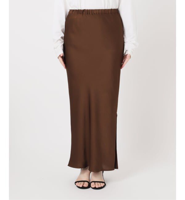 JOURNAL STANDARD relume「《追加2》サテンナロースカート」|スカート|