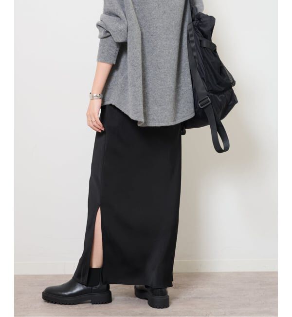 JOURNAL STANDARD relume「《追加2》サテンナロースカート」|スカート|