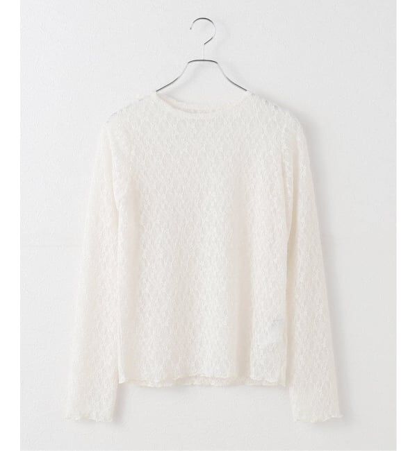 JOURNAL STANDARD relume「《追加予約2》フラワーシアーレースロングスリーブ」|Tシャツ・カットソー|