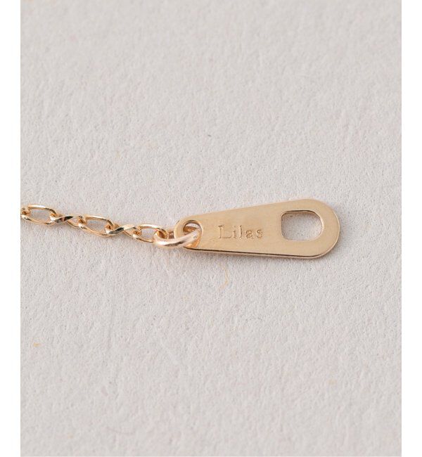 Lilas by Spick&Span「スパイラルアズキチェーン55cmネックレス K10」|ネックレス|