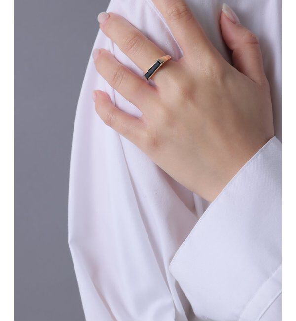 Lilas by Spick&Span「オニキスシグネットリング K10」|リング|