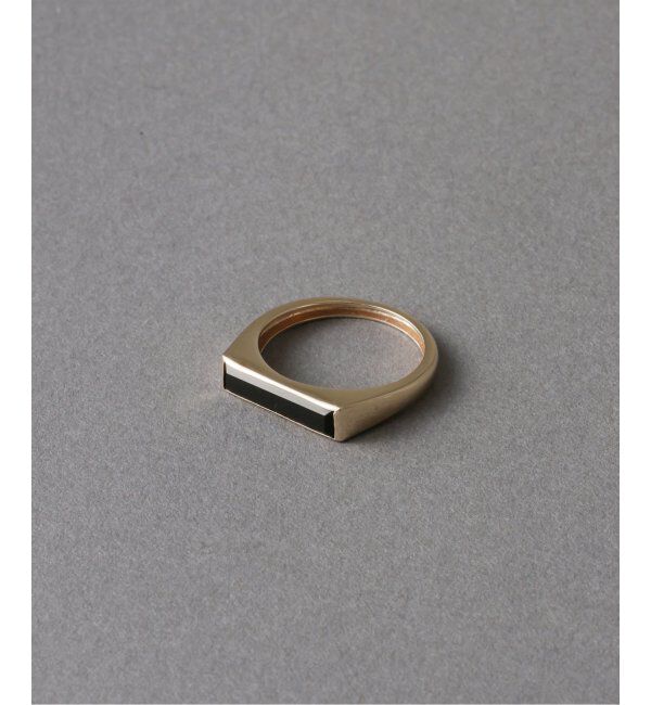 Lilas by Spick&Span「オニキスシグネットリング K10」|リング|