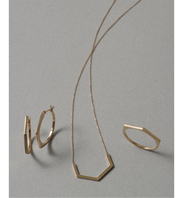 Lilas by Spick&Span「arrowラインネックレス K10」|ネックレス|