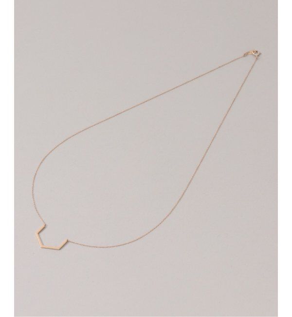Lilas by Spick&Span「arrowラインネックレス K10」|ネックレス|