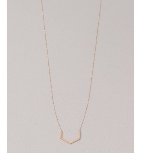 Lilas by Spick&Span「arrowラインネックレス K10」|ネックレス|