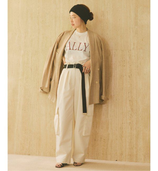 FRAMeWORK「oll*FRAMeWORK ハイウエストカーゴパンツ」|カーゴ|