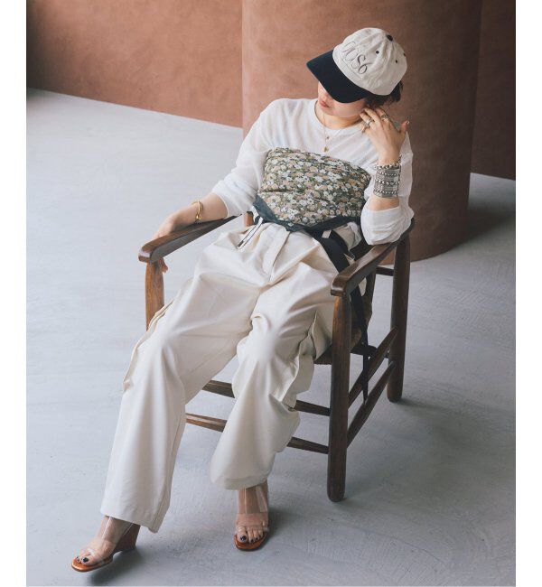 FRAMeWORK「oll*FRAMeWORK ハイウエストカーゴパンツ」|カーゴ|