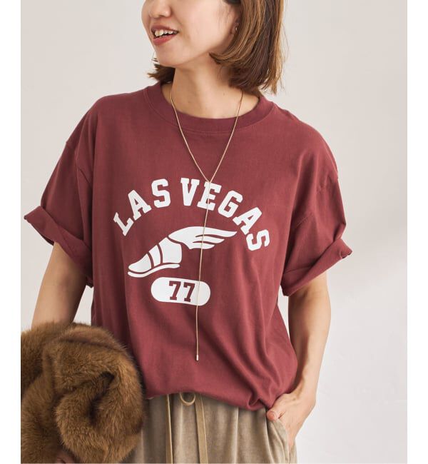 FRAMeWORK「≪追加≫GULFCOAST SPORTSWEAR 別注CREW TEE 2」|Tシャツ・カットソー|ボルドー