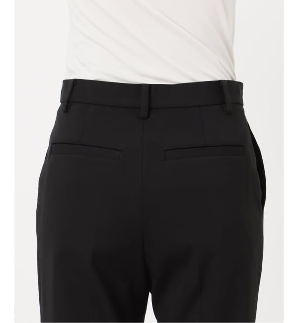 NOBLE「ELENI/エルニ オーストリッチファートリムパンツ」|スラックス|