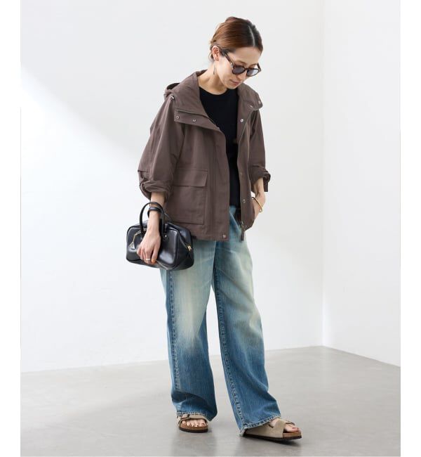 FRAMeWORK「≪洗濯機洗い可≫撥水メモリーウェザーHOODIEブルゾン」|その他|