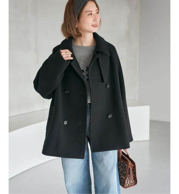 Spick and Span「S160スタンドカラーショートコート」|その他|