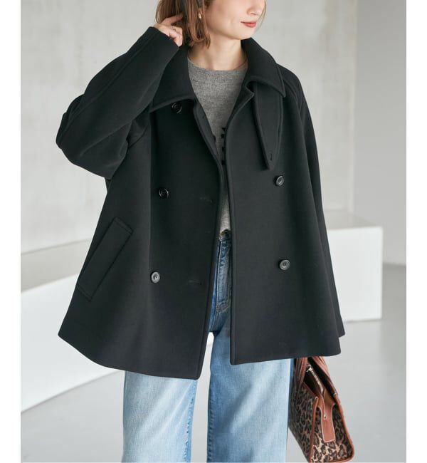 Spick and Span「S160スタンドカラーショートコート」|その他|