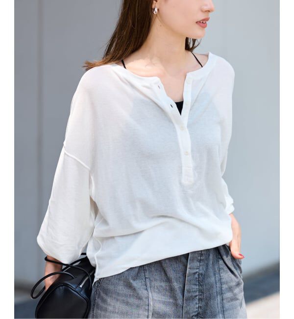 FRAMeWORK「≪追加≫サーフニットヘンリーTee2」|Tシャツ・カットソー|