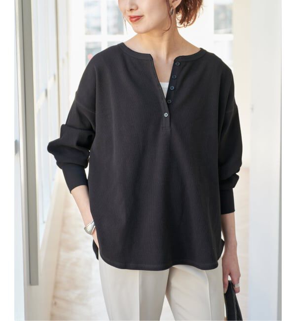 Spick and Span「《WEB限定 / 追加3》2枚SETヘンリーネックプルオーバー」|Tシャツ・カットソー|