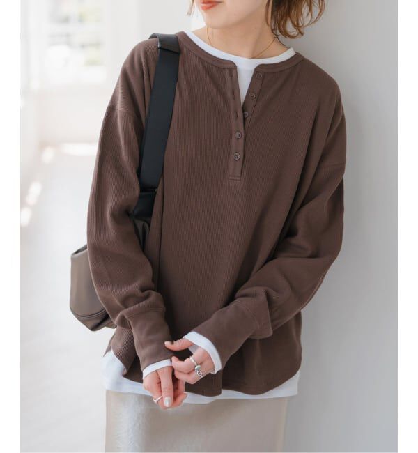Spick and Span「《WEB限定 / 追加3》2枚SETヘンリーネックプルオーバー」|Tシャツ・カットソー|