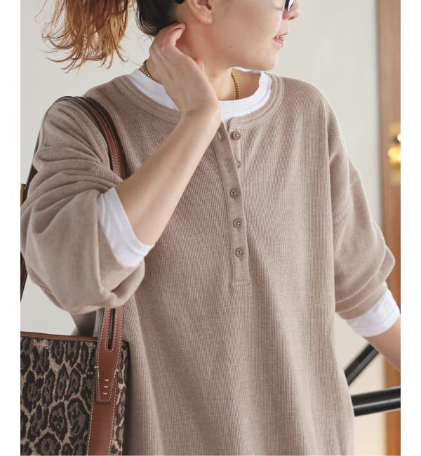 Spick and Span「《WEB限定 / 追加3》2枚SETヘンリーネックプルオーバー」|Tシャツ・カットソー|