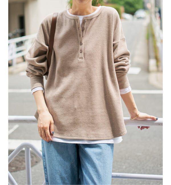Spick and Span「《WEB限定 / 追加3》2枚SETヘンリーネックプルオーバー」|Tシャツ・カットソー|