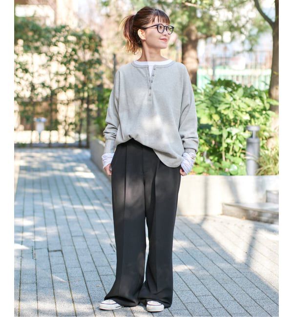 Spick and Span「《WEB限定 / 追加3》2枚SETヘンリーネックプルオーバー」|Tシャツ・カットソー|